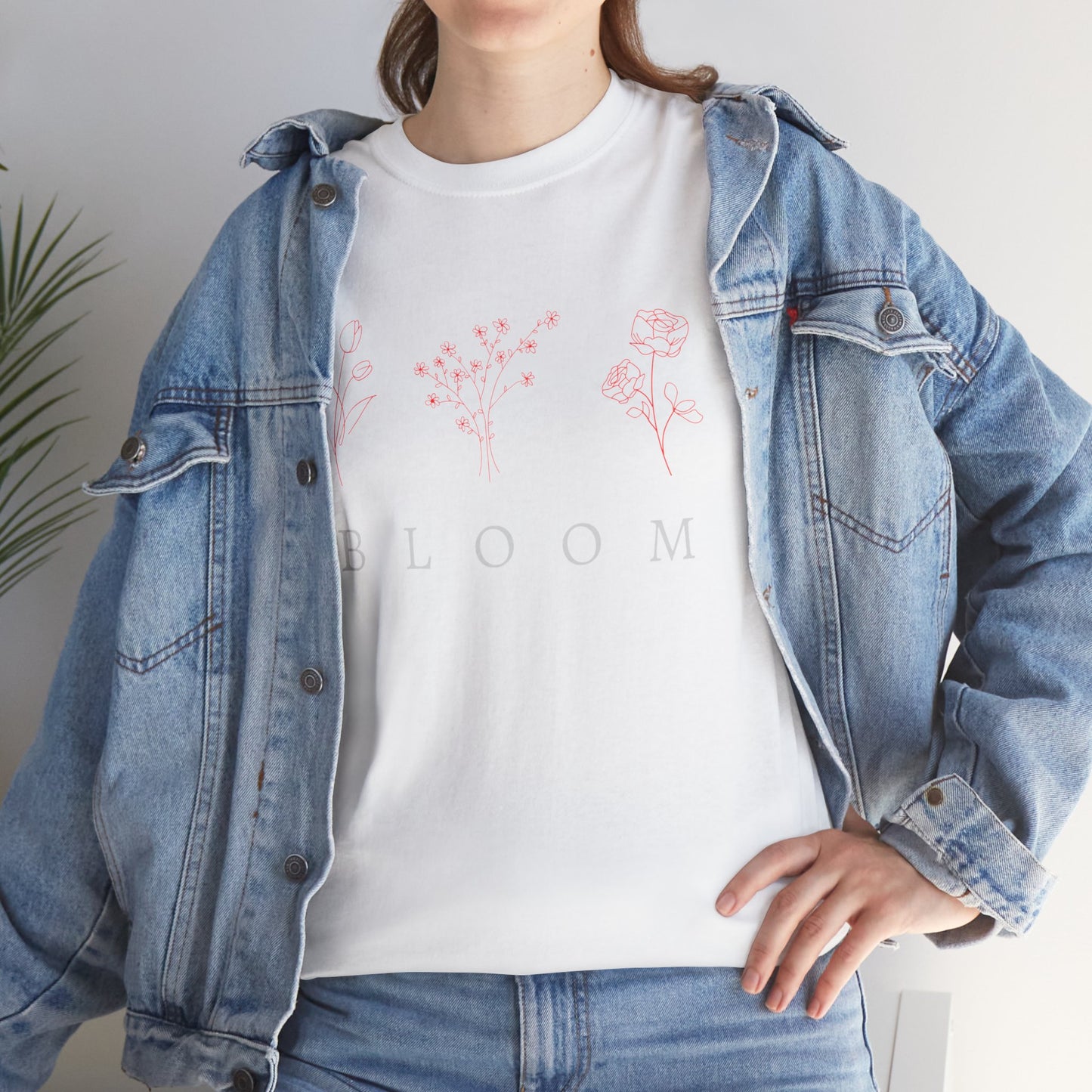 Let Yourself Bloom Heavy Cotton girls T-Shirt