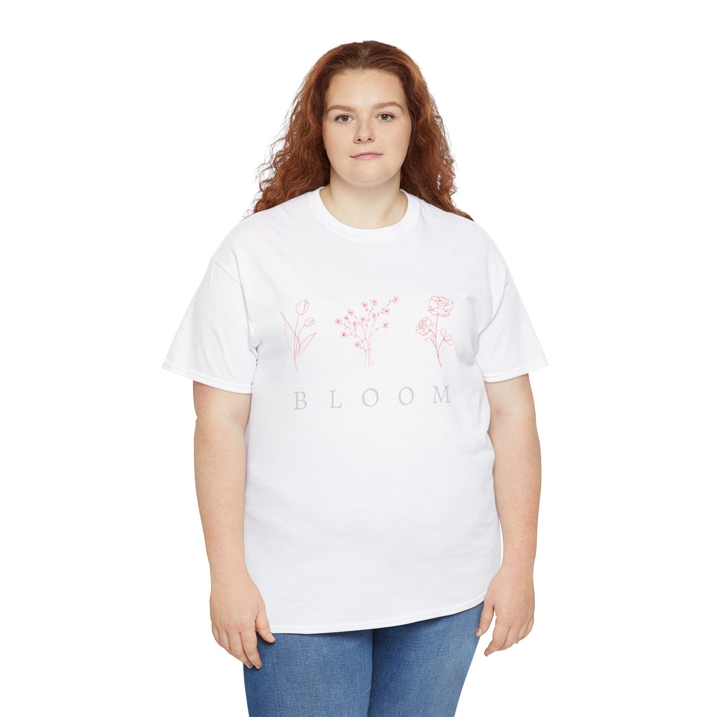 Let Yourself Bloom Heavy Cotton girls T-Shirt