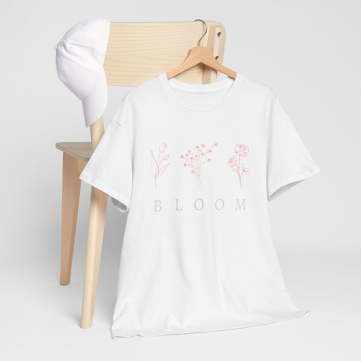 Let Yourself Bloom Heavy Cotton girls T-Shirt