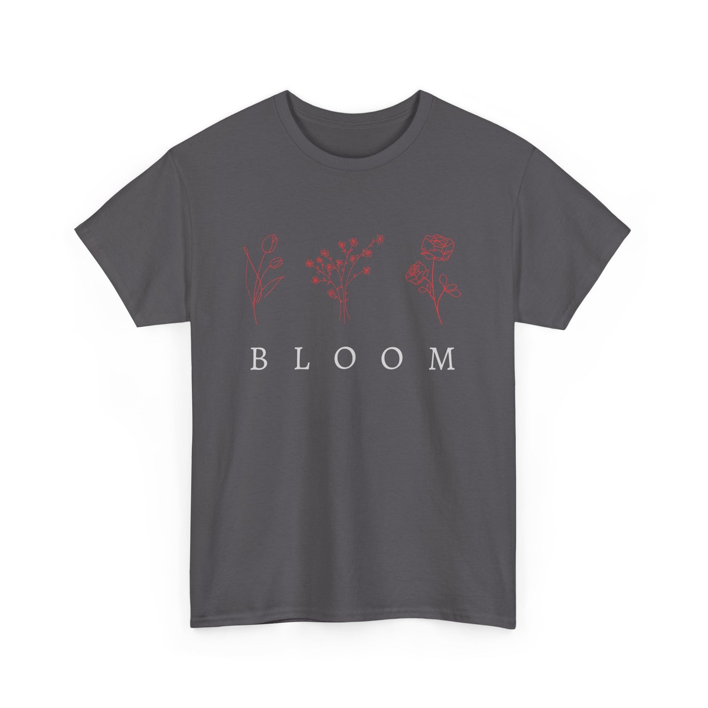 Let Yourself Bloom Heavy Cotton girls T-Shirt