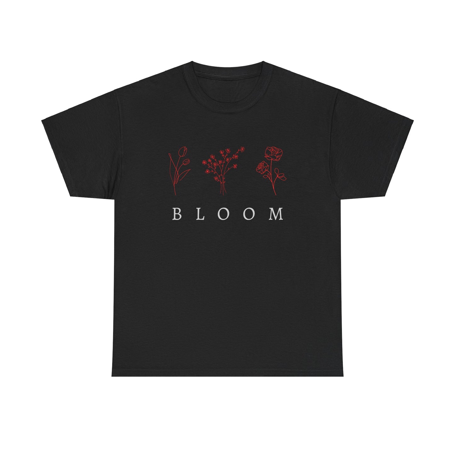 Let Yourself Bloom Heavy Cotton girls T-Shirt