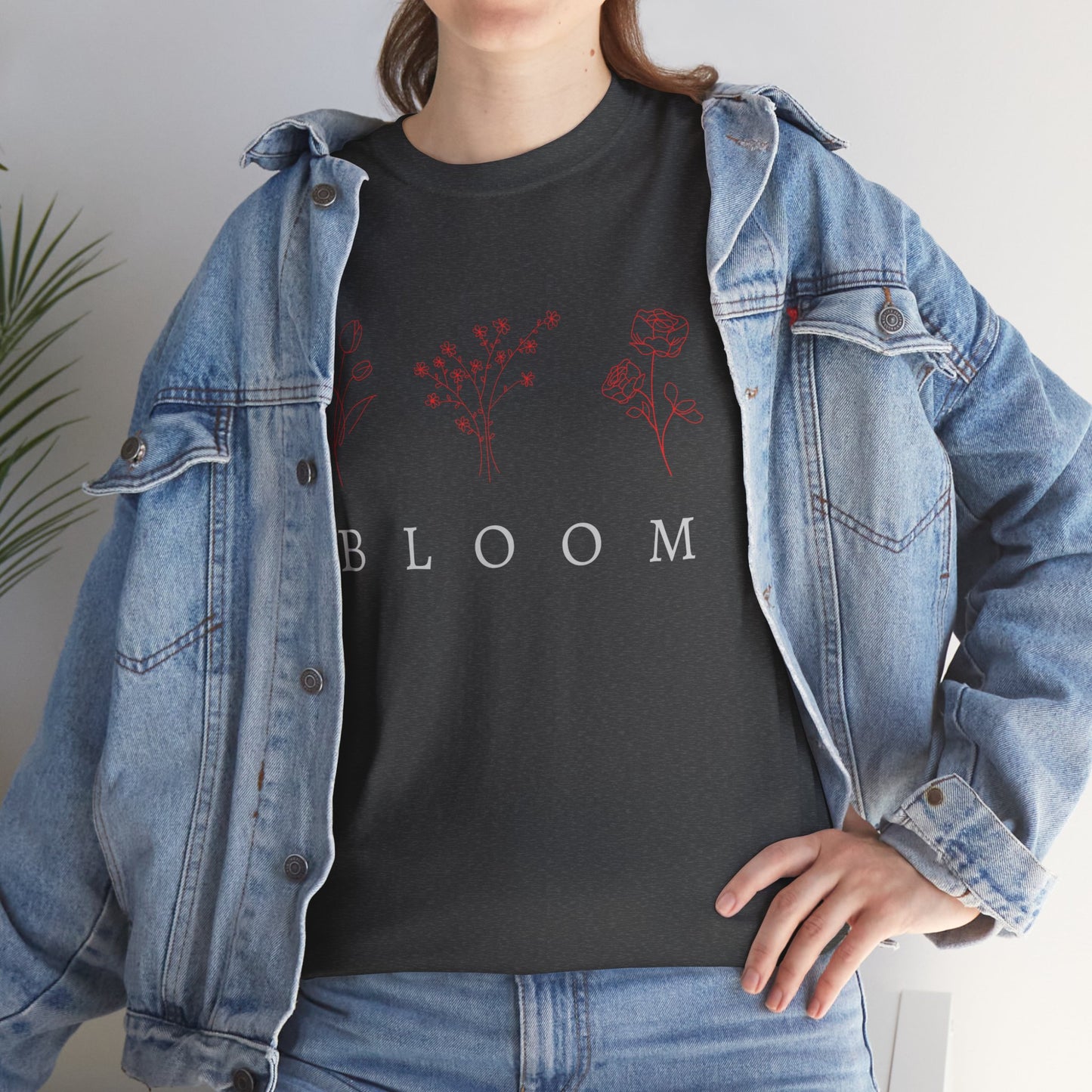 Let Yourself Bloom Heavy Cotton girls T-Shirt