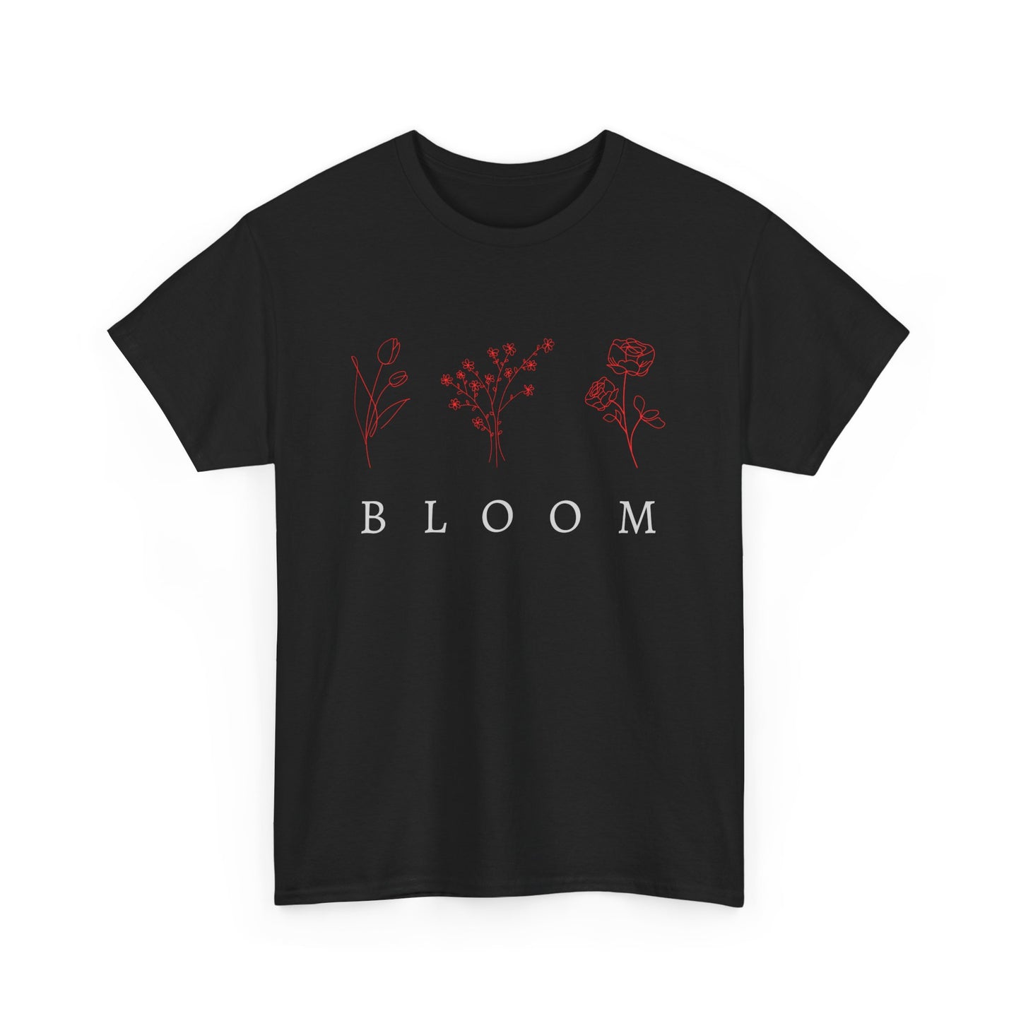 Let Yourself Bloom Heavy Cotton girls T-Shirt