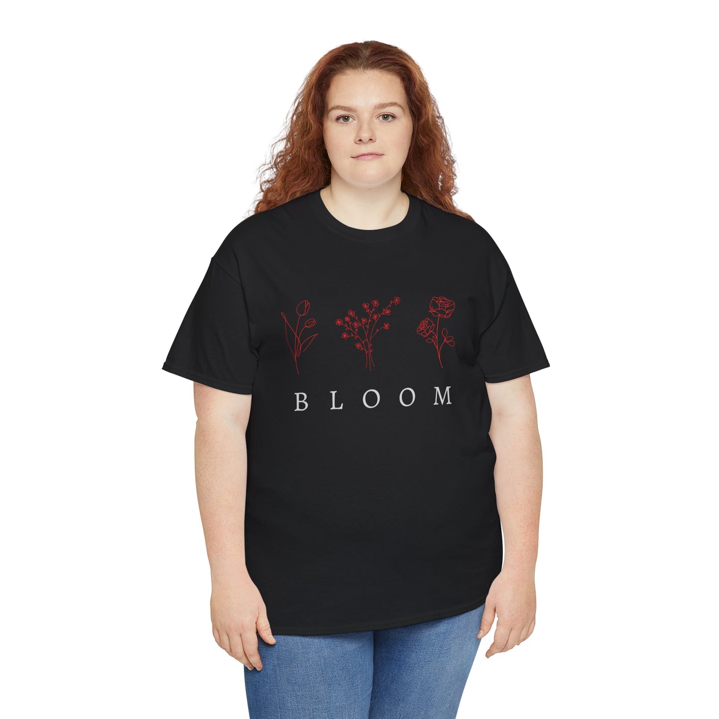 Let Yourself Bloom Heavy Cotton girls T-Shirt