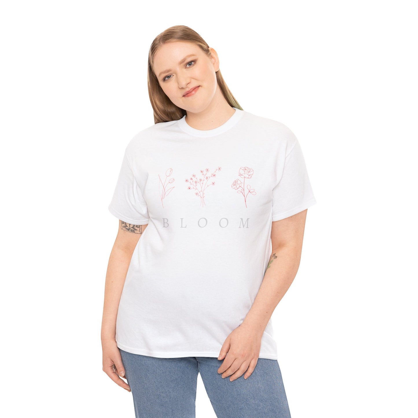 Let Yourself Bloom Heavy Cotton girls T-Shirt