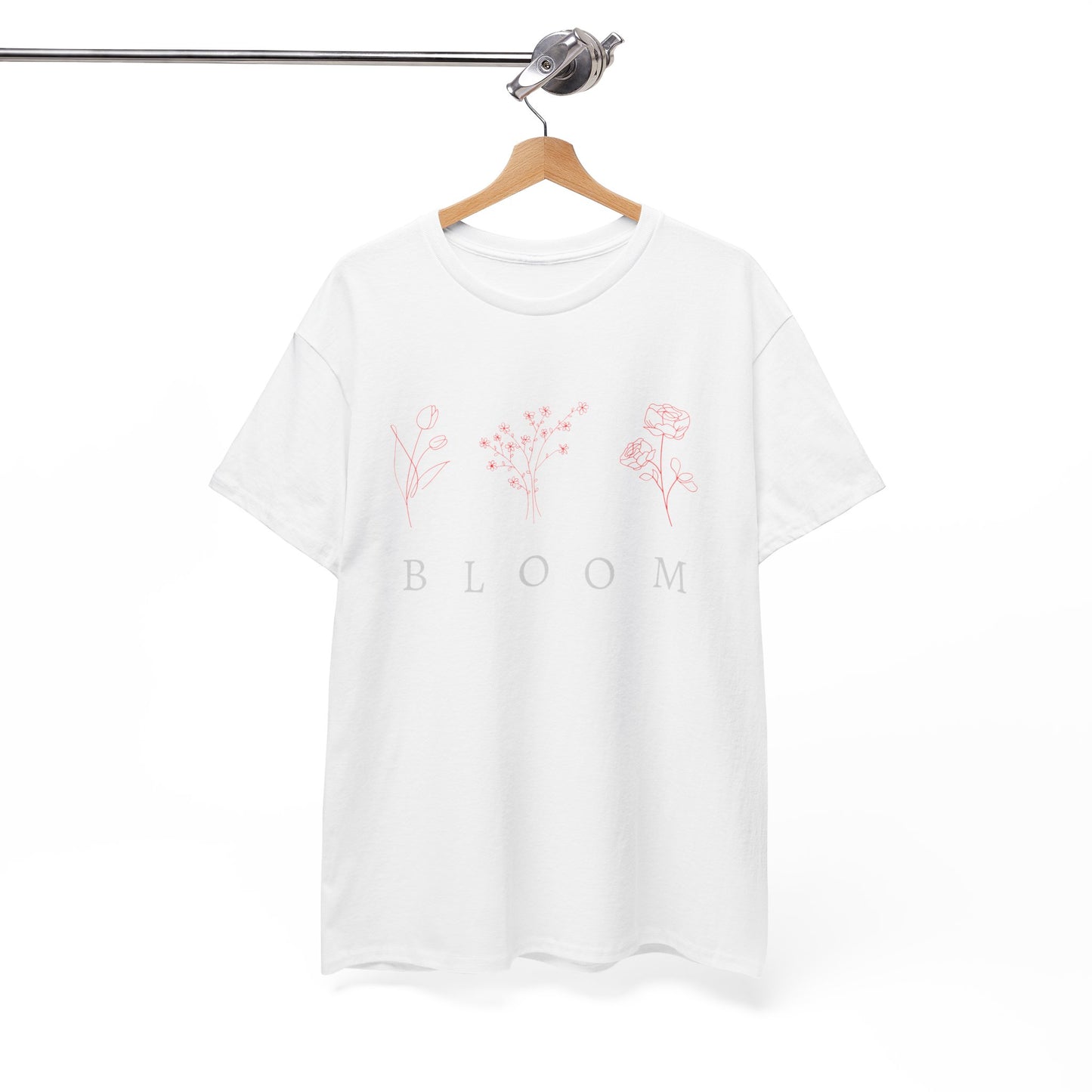 Let Yourself Bloom Heavy Cotton girls T-Shirt