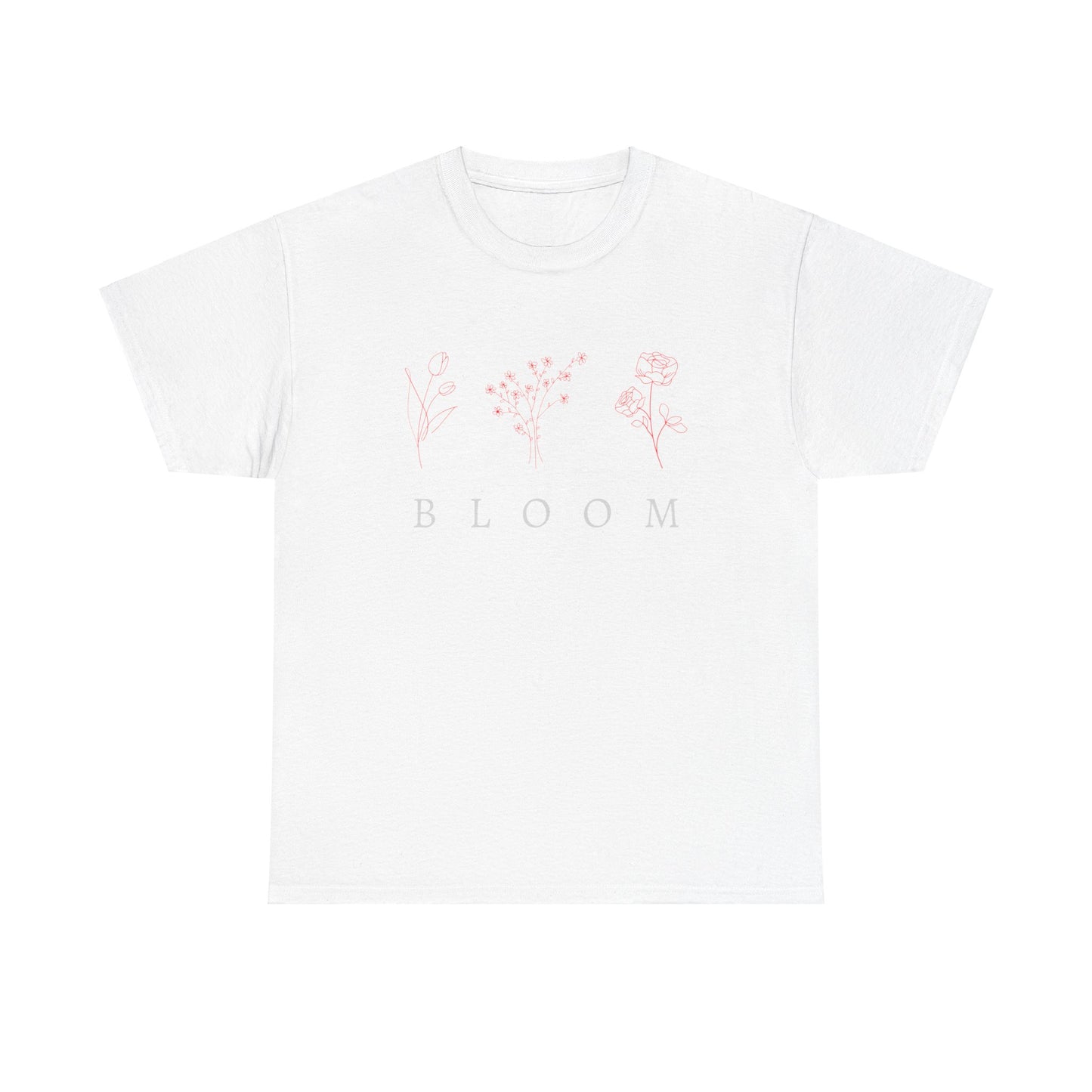 Let Yourself Bloom Heavy Cotton girls T-Shirt